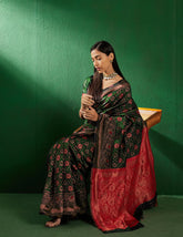 Womens Fashion Ethnic Green Color Sarees-MLSHWSA1270GRN0ONE